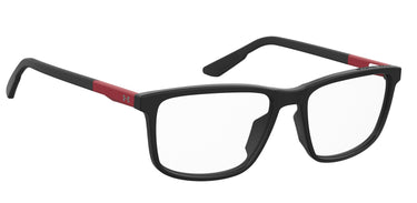 Designer Men Under Armour Eyeglasses: UA 5008/G - Matte Black(2)- SpecSMART Eye Clinic (Diagonal View)